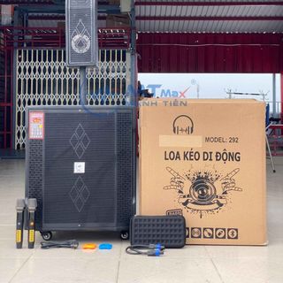 Loa Dê Cụ MTMAX BK46 - Công Suất 500W - Bass 50cm - Tặng Kèm 2 Micro Không Dây