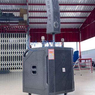 Loa Dê Cụ MTMAX BK46 - Công Suất 500W - Bass 50cm - Tặng Kèm 2 Micro Không Dây