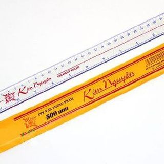 Thước mica cứng 50cm