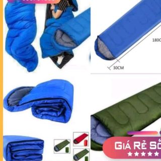 Túi Ngủ Văn Phòng Loại 1 - 2 Da 4 Lớp Có Trần Bông Dầy Dặn - K Lạnh Lưng