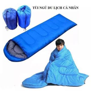 Túi Ngủ Văn Phòng Loại 1 - 2 Da 4 Lớp Có Trần Bông Dầy Dặn - K Lạnh Lưng