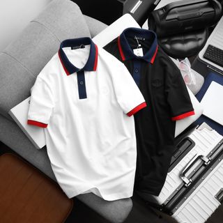 Áo thun polo cá sấu nam, áo thun cổ bẻ nam cao cấp, chất cá sấu cotton 100% dày đẹp. Sờ vải là thích. Form slim chuẩn hàng xuất - size từ 55kg - 92kg