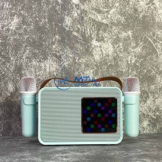 Loa Bluetooth Y6 - Đèn Led Nháy Theo Nhạc - 2 Micro Không Dây - Đa Dạng Cổng Kết Nối