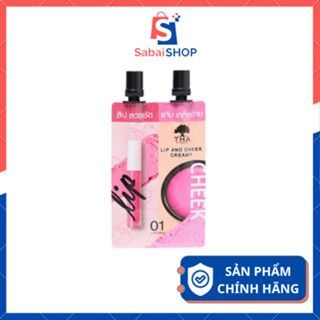 Son kem và má hồng Lip And Cheek Creamy THA By Nongchat Thái Lan 2 in 1 giá sỉ