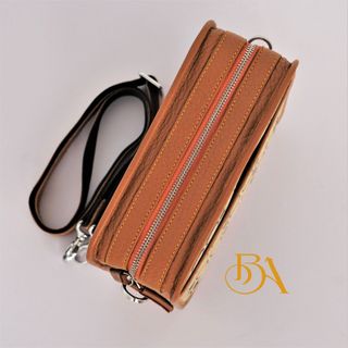 TÚI DA BÒ PHỐI VẢI CANVAS. TÚI XÁCH CÔNG SỞ NAM. TÚI ĐEO CHÉO M006