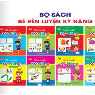 BỘ 8 QUYỂN SÁCH RÈN LUYỆN KỸ NĂNG CHO BÉ giá sỉ