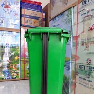 Thùng rác đạp chân 100L - Thùng rác ngoài trời