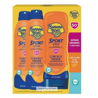 Kem chống nắng Banana Boat Sport Ultra Performance Sunscreen Pack Broad Spectrum SPF 50 Pack 3