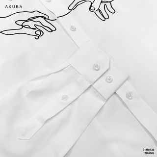 ÁO SƠ MI TAY DÀI AKUBA 01M0739