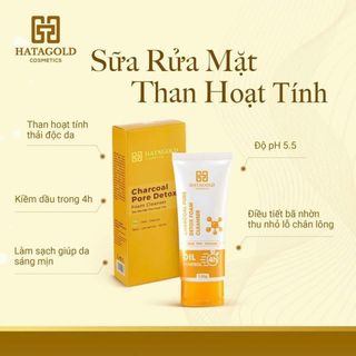 Sữa rửa mặt than hoạt tính Hatagold giá sỉ