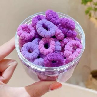 HỘP 100 GIÂY BUỘC TÓC, TẠO MẪU TÓC CHO BÉ