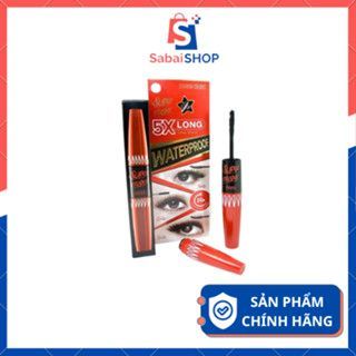 Mascara Chuốt nối mi Hai Đầu Sivanna Super Model Water Proof 5X Long Thái Lan chống nước làm dày, dài mi hiệu quả giá sỉ