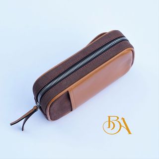 CLUTCH DA BÒ. TÚI CLUTCH DA NAM PHỐI VẢI CANVAS. VÍ CLUTCH DA THỜI TRANG M007
