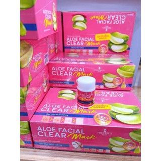 Gel Lột Mụn Aloe Facial Clear Mask Precious Skin Thái Lan - Gel Nha Đam Hút Mụn Đầu Đen, Cám Siêu Sạch 22gr