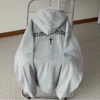 Áo khoác zip chữ thập nỉ lót bông hình thêu 2 mặt form rộng unisex nam nữ giá sỉ - giá bán buôn
