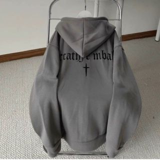 Áo khoác zip chữ thập nỉ lót bông hình thêu 2 mặt form rộng unisex nam nữ giá sỉ - giá bán buôn