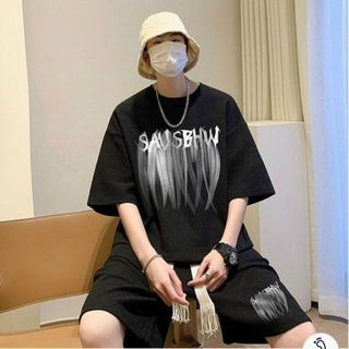 Set bộ áo thun quần short in hình (SAUSBHW)cực chất unisex dành cho nam nữ giá sỉ - giá bán buôn