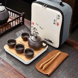 Bộ ấm chén trà nhật có túi