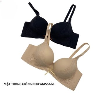 Áo lót nữ su đúc CXG áo ngực không gọng, nâng ngực, lót đệm vừa phải A16