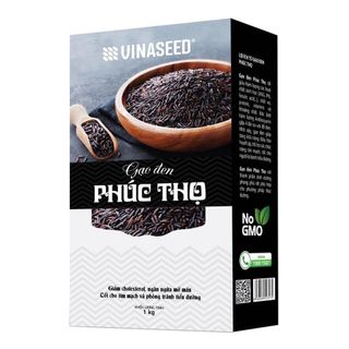 Gạo lứt đen Phúc Thọ- Vinaseed- 1kg/ Black rice- 1kg- Vinaseed
