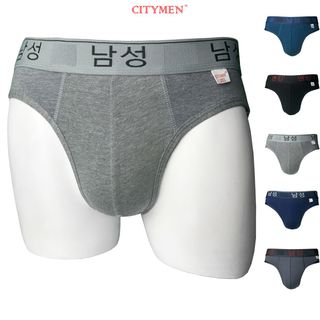 Quần Lót Nam Vải Cotton 4 Chiều Lưng Dệt Chữ Hàn Quốc - Xưởng May - Bán Sỉ
