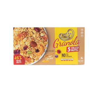 Hạt dinh dưỡng ngũ cốc (Granola) faminuts hộp giấy 168g giá sỉ