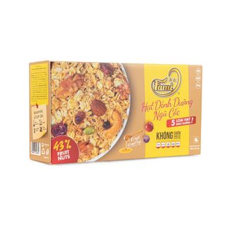 Hạt dinh dưỡng ngũ cốc (Granola) faminuts hộp giấy 168g