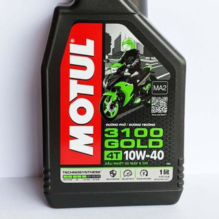 Nhớt Motul 3100 gold dành cho xe số, xe côn tay honda, yamaha, suzuki