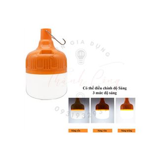 Bóng đèn Led trụ sáng trắng sạc tích điện, sạc cáp usb, dùng cho đi phượt, du lịch, lều trại - Loại TỐT - 3374_114744756