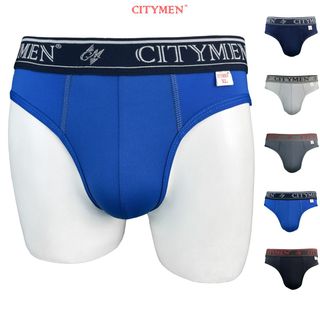 Hộp 5 Quần Lót Nam Vải Thun Lạnh 4 Chiều Lưng Dệt Chữ CITYMEN - Xưởng May - Bán Sỉ
