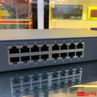 SWITCH TP-LINK TL-SG1016 (16 CỔNG RJ45 10/100/1000MBPS, VỎ KIM LOẠI, GẮN TỦ RACK 19 INCH)