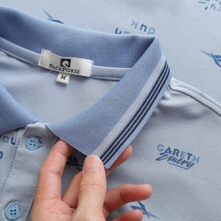 Áo Polo Nam Họa tiết Pack Gareth Cotton Poly cá sấu lạnh co giãn 4 chiều, chất mát mịn thấm hút tốt ( big 55kg tới 95kg)