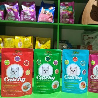 Pate Dành Cho Mèo 5Plus Catchy 70g, Thức Ăn Ướt Cho Mèo giá sỉ