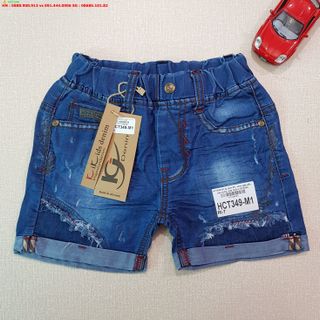 SỈ VIKIDS Quần Jean bé trai, sooc gập gấu, cào xước, size nhỡ 4-10, ri7, HCT349-M1_10291807_sg1 giá sỉ