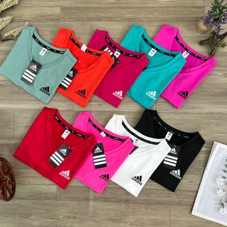 Croptop das cổ tim logo thêu mới nhất 2023 Thể Thao Siêu Đẹp Giá Sỉ,