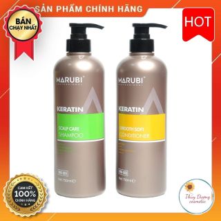 Cặp gội xả marubi chống rụng tóc 750ml