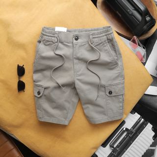 Quần short kaki lưng thun túi hộp cao cấp vải dày dặn co giãn cao XƯỞNG MAY CHUYÊN SỈ QCLASSIC