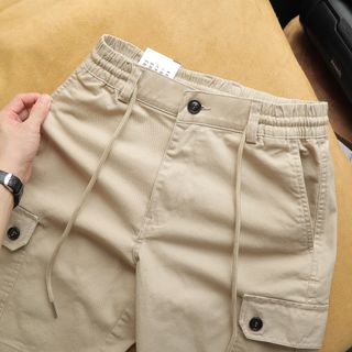 Quần short kaki lưng thun túi hộp cao cấp vải dày dặn co giãn cao XƯỞNG MAY CHUYÊN SỈ QCLASSIC