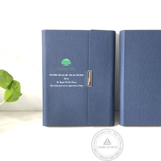 Quà Tặng Sổ Tay Da Bìa Còng – In Logo Doanh Nghiệp