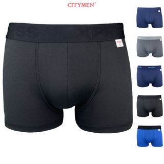 Hộp 4 Quần Lót Nam Boxer Vải Thun Lạnh 4 Chiều Nhiều Lưng - Xưởng May - Bán Sỉ