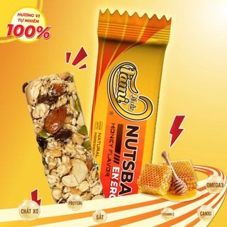Thanh Hạt Năng Lượng 4 Vị Faminuts - Nutsbar Energy 160g
