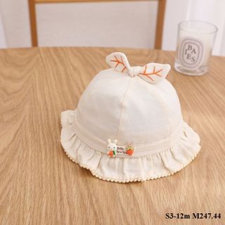 Mũ bucket trẻ em, mũ bèo bé gái S3-12m M247.44