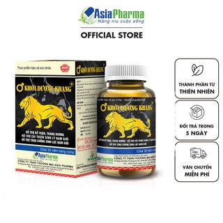 Viên uống bổ thận tráng dương Khởi Dương Khang Asia Pharma hỗ trợ sinh lý nam - hộp 30 viên