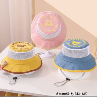 Mũ bucket chống nắng, mũ trẻ em S3-8y M244.50