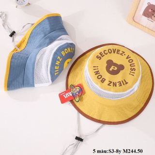Mũ bucket chống nắng, mũ trẻ em S3-8y M244.50