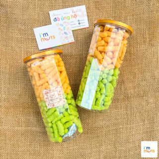 Bim bim cốm đậu xanh nước dừa ngô phô mai - Ăn vặt ImNuts