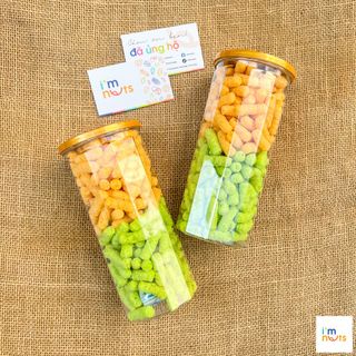 Bim bim cốm đậu xanh nước dừa ngô phô mai - Ăn vặt ImNuts
