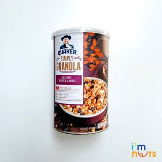 Yến mạch ngũ cốc ăn liền Quaker Simply Granola hũ 453g chính hãng Mỹ