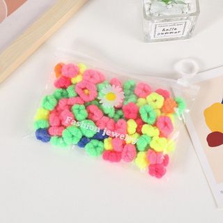 TÚI ZIP 50 CỘT TÓC THUN MỀM TRẺ EM 02