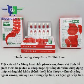 Thuốc xương khớp Noxa 20 Thái Lan Vỉ 10 viên giá sỉ